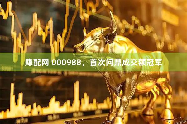 赚配网 000988，首次问鼎成交额冠军