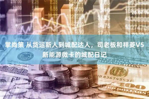 掌尚策 从货运新人到城配达人，司老板和祥菱V5新能源微卡的城配日记